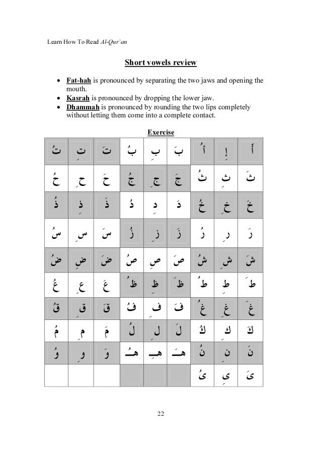 how to write arabic letters basic quran reading lessons pdf